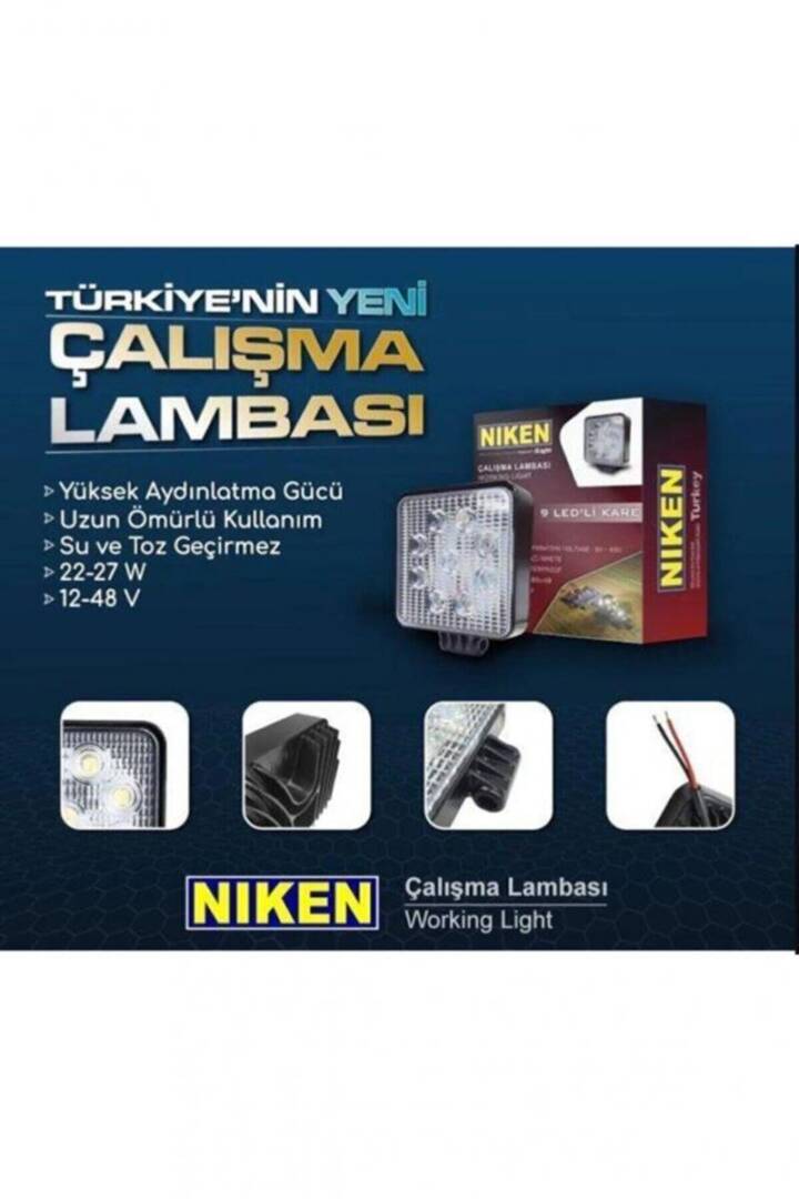 LED халоген 9 диода NIKEN - Image 2