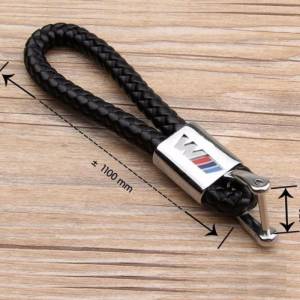 КОЖЕН КЛЮЧОДЪРЖАТЕЛ BMW M-POWER ЧЕРЕН