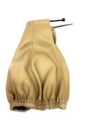 Калъф за скоростен лост универсален  бежав/ графитено сиво