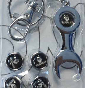 Ключодържател и капачки за вентили RENAULT