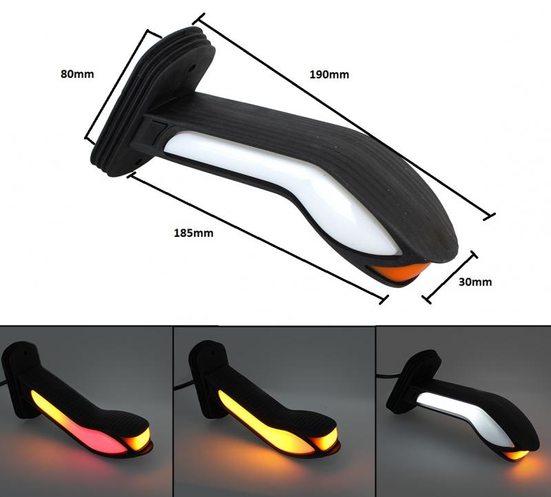 Габарит рогче NEON с динамичен мигач 24V - Image 2