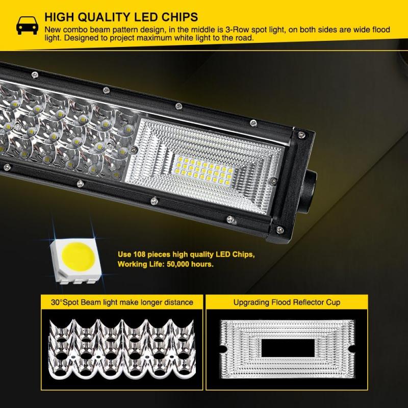 LED BAR- 125см. - 594W - Извит - Image 3