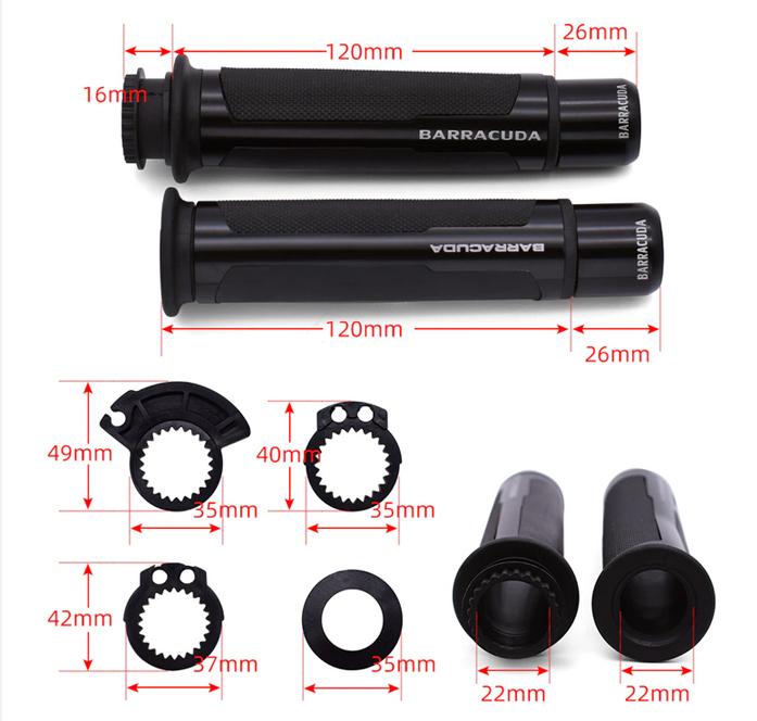 дръжки за мотоциклет-хром - Image 4