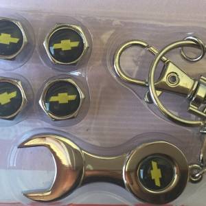 Ключодържател+капачки винтили CHEVROLET