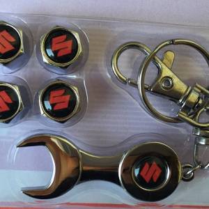 Ключодържател+капачки винтили SUZUKI