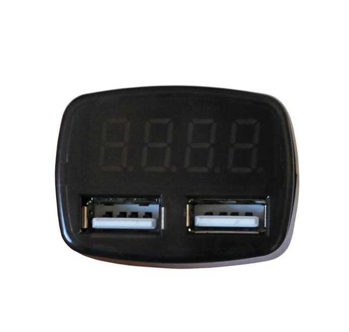 Електрически волтметър 12/24V с 2 USB порта - Image 2