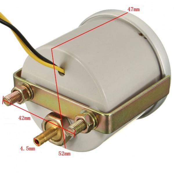 Измервателен уред за турбо- Boost Meter-черен - Image 6