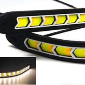 Дневни светлини с мигач гумирани гъвкави изключително качествена изработка.