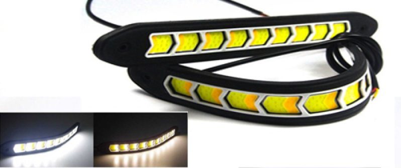 Дневни светлини с мигач гумирани гъвкави изключително качествена изработка.