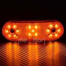 LED габарит 12/24V - Оранжев и бял - Image 3