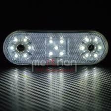 LED габарит 12/24V - Оранжев и бял - Image 4