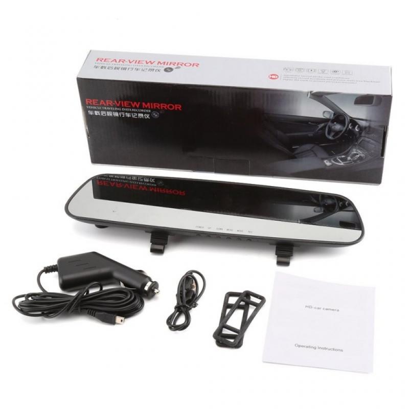 HD Видеорегистратор Zapin вграден в Огледало за обратно виждане - Image 4