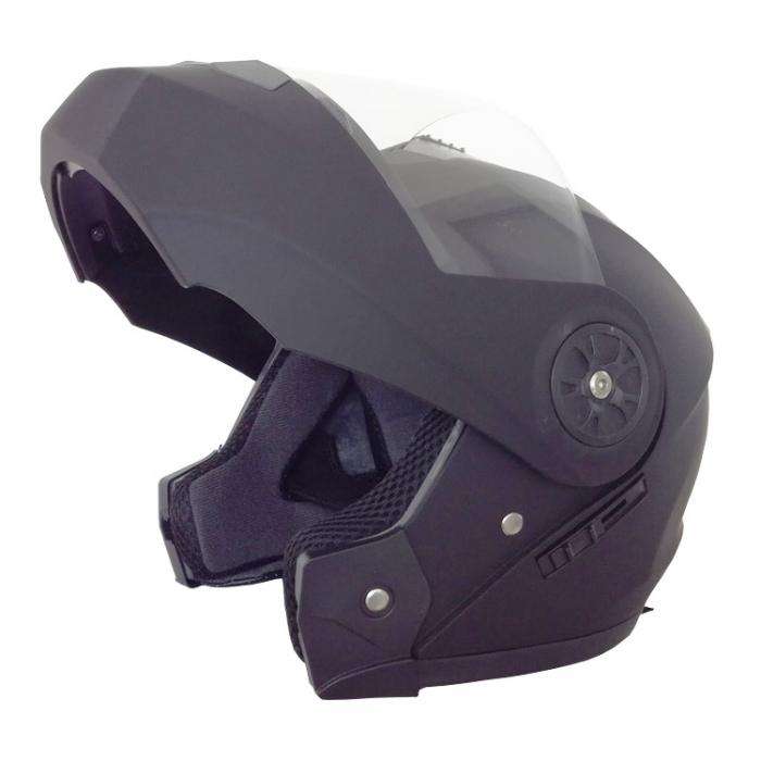 мото каска- отваряема с вградени слънчеви очила - Image 3