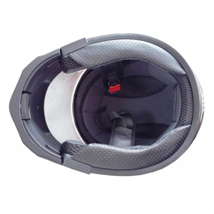 мото каска- отваряема с вградени слънчеви очила - Image 4