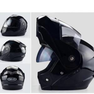 мото каска- отваряема и с вградени слънчеви очила