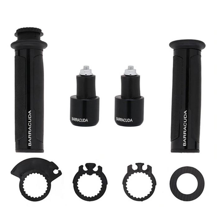 дръжки за мотоциклет с краш тапи-червени - Image 2