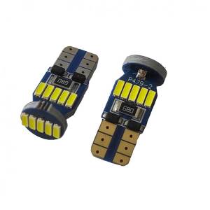 Диодна крушка (LED крушка) 12V, W5W, T10, W2.1x9.5d, Canbus, 2 бр.