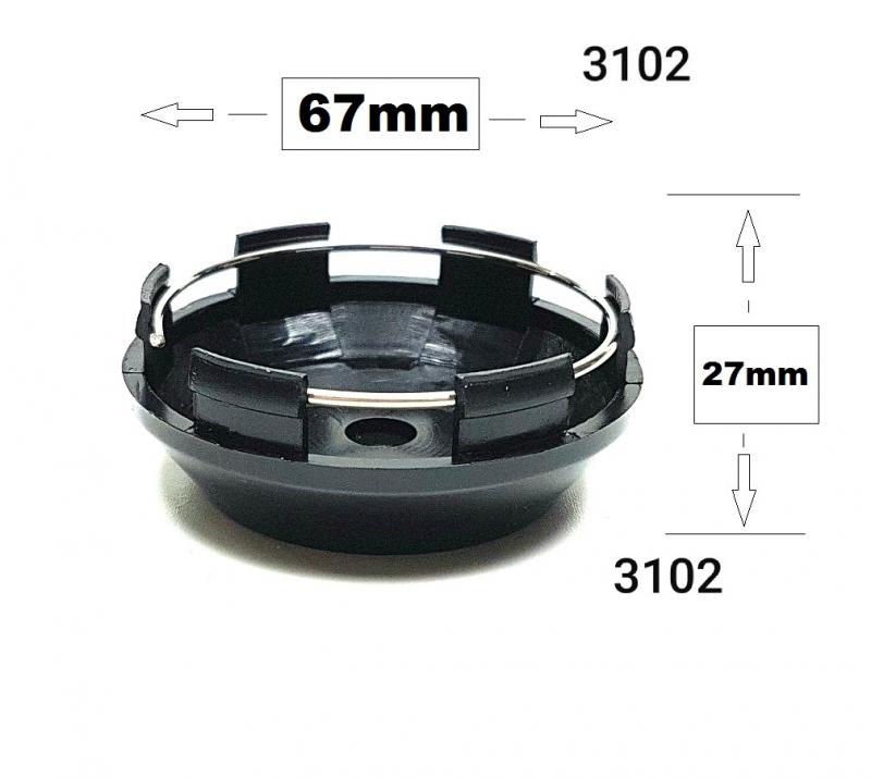 Капачета за джанти на бр. OZ - 68 mm - Image 2