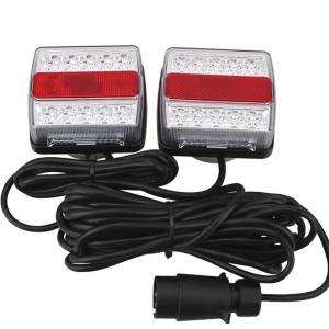 LED стопове с магнит и окабеляване 12V/24V