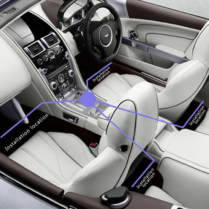 4бр.светлини за вътрешна декорация на автомобила с 9led - Image 4