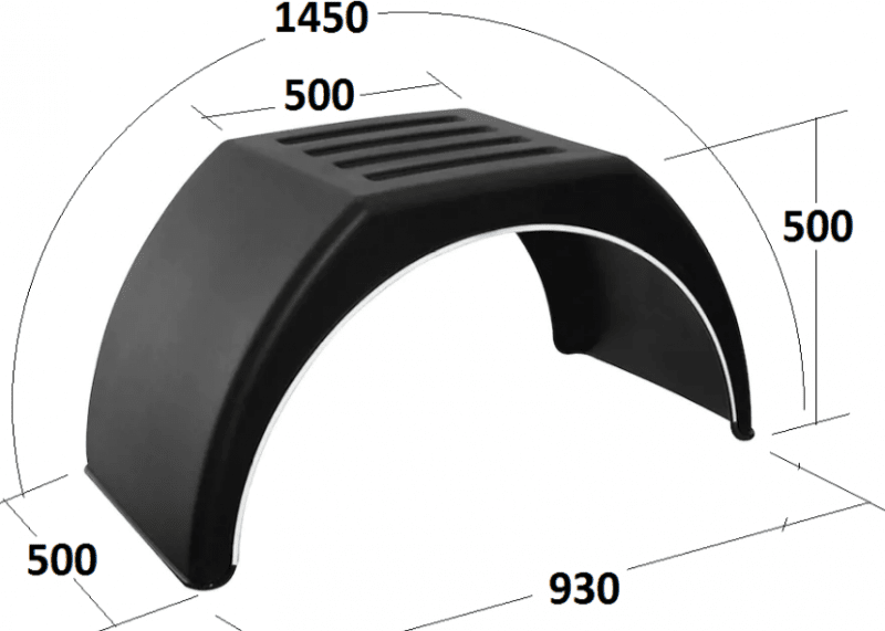 Калник 500x1450x930 mm Atego - Image 2