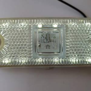 LED габарит - 12/24V бял