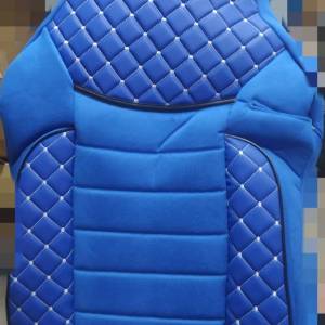 Тапицерия кожа Delux MAN TGX (07-14) синьо