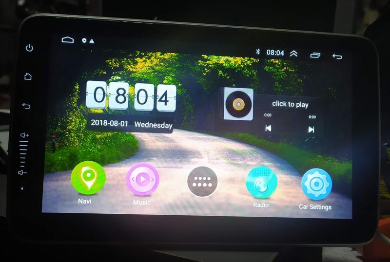 Универсална 1-DIN 9'' мултимедия с андроид с въртящ дисплей - Image 5