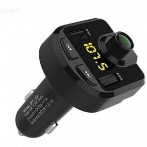 Автомобилен Bluetooth FM трансмитер с USB зарядно за GSM Bluetooth Car Kit BT36