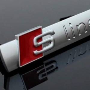 S-line емблема за предна решетка за Audi
