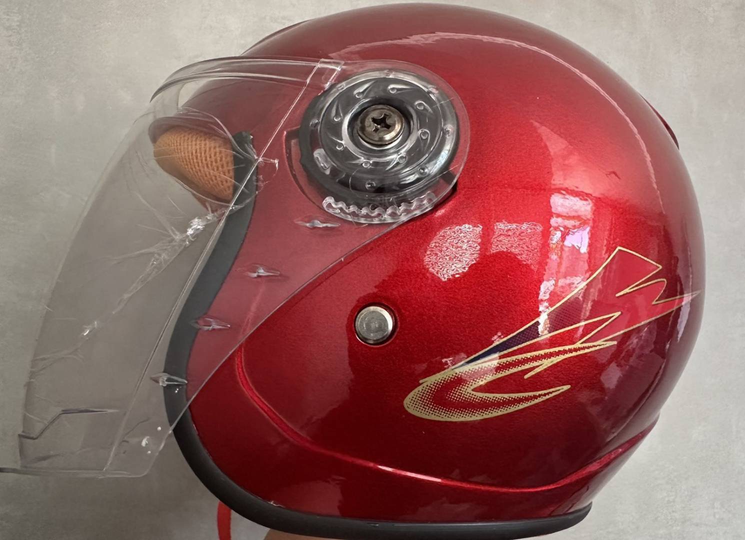 Детска каска отворена червена - Image 4