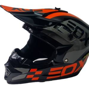 кросова каска черно с оранжево