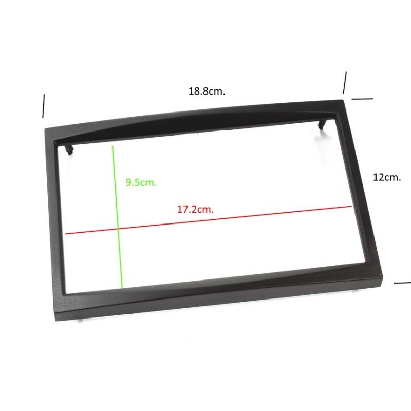 Рамка за радио: 2 DIN: Citroen, Fiat, Peugeot: черен - Image 2