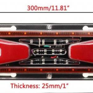 LED стопове с динамичен мигач и неон 12V