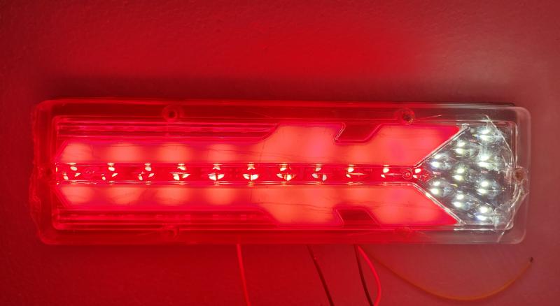 LED стопове с динамичен мигач и неон 12V - Image 2