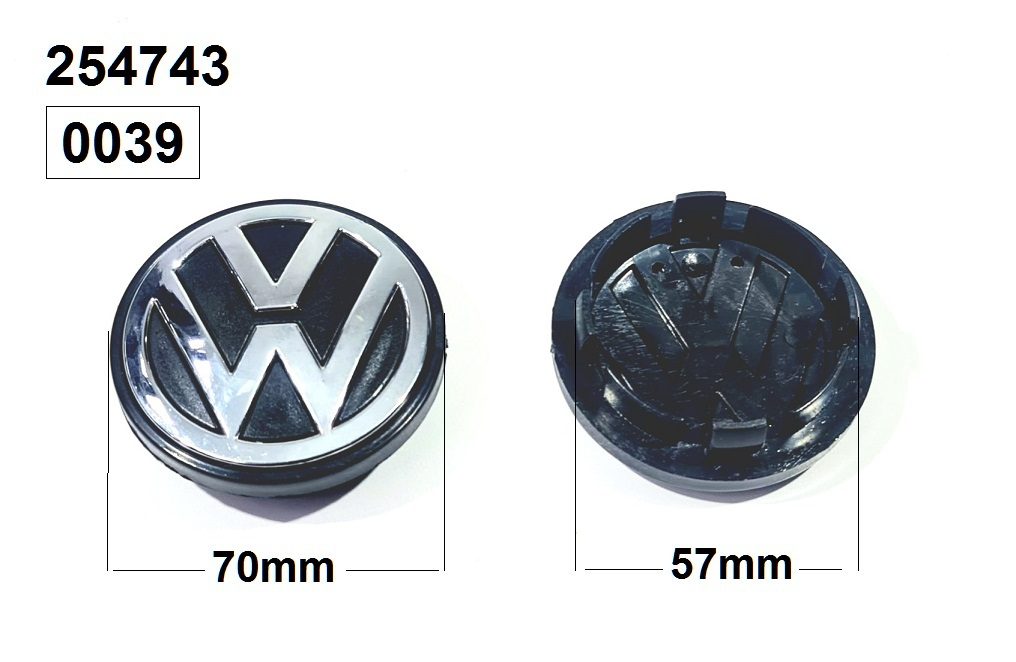 Капачета за джанти - VW- на брой 70mmх57mm