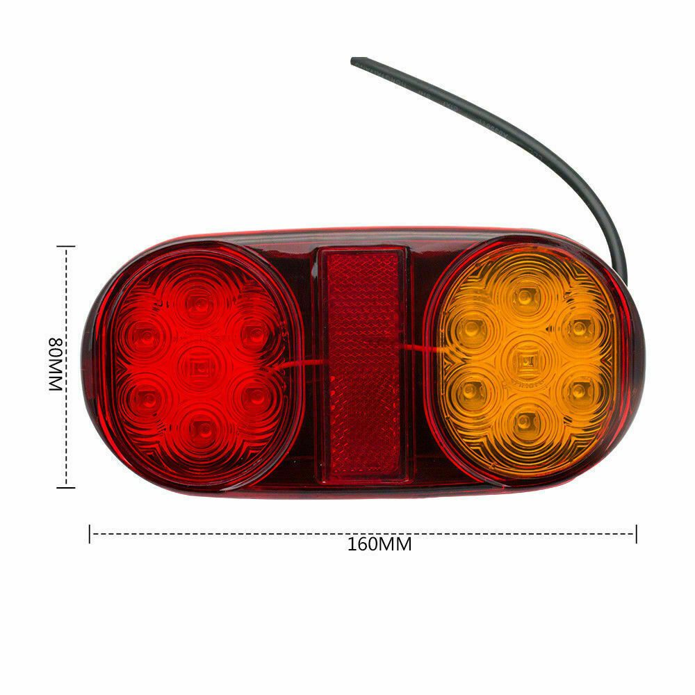 Комплект 2 броя LED Лед Диодни Стопове, 12V, За Камион, Ремарке, Бус, Каравана, Кемпер, Е-Mark - Image 2
