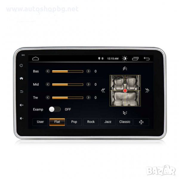 Универсална мултимедия 2-DIN с въртящ дисплей - 10" - Image 2