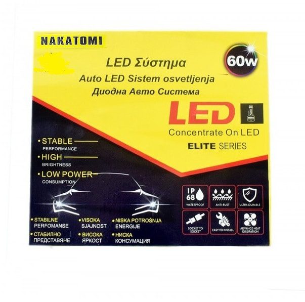 H7 Диодни крушки - NAKATOMI ( NAKAMOTO )12V & 24V - Image 4