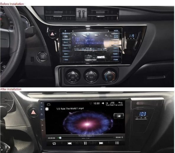 TOYOTA COROLLA Е170/Е180 2017-2019 - 10'' НАВИГАЦИЯ - Image 4