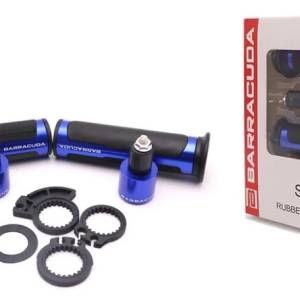 дръжки за мотоциклет с краш тапи-сини