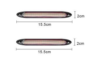 Дневни светлини с бягащ мигач - 15.5cm - Image 2