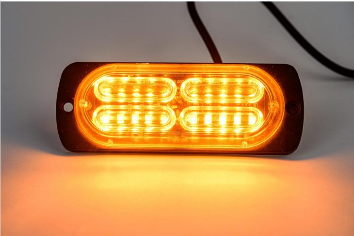 20 LED Аварийна Лампа За Пътна Помощ , Жълта Блиц Мигаща Светлина 12V 24V - Image 3