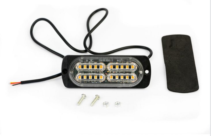 20 LED Аварийна Лампа За Пътна Помощ , Жълта Блиц Мигаща Светлина 12V 24V - Image 4