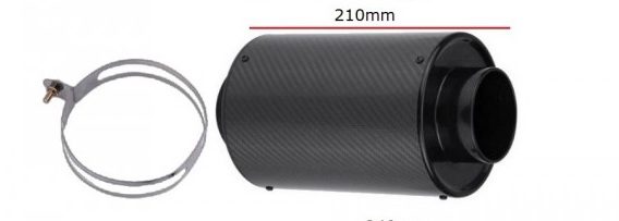 Спортен въздушен карбонен филтър -210mm - Image 3