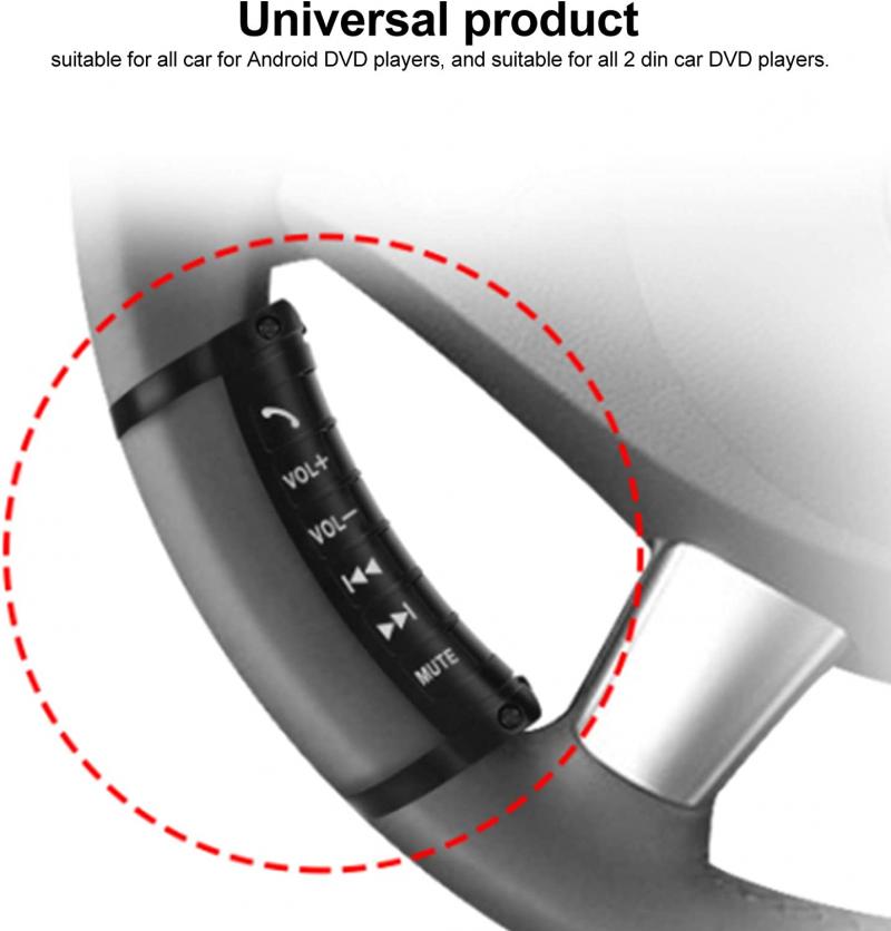Мултифункционален волан кар аудио – универсално безжично bluetooth дистанционно - Image 4