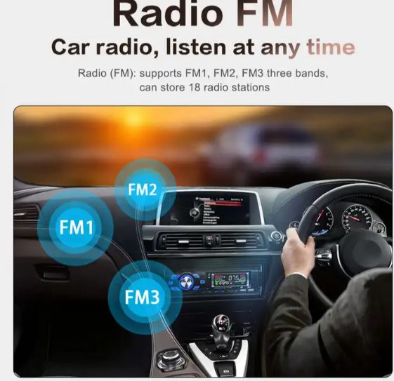 Авто радио MP3 Player BT FM Aux-in Receiver SD USB MP3 MMC WMA ISO Port - Image 3