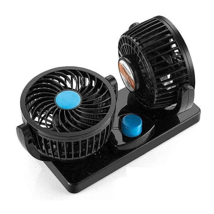 ДВОЕН ЕНЕРГОСПЕСТЯВАЩ ВЕНТИЛАТОР ЗА АВТОМОБИЛИ - 4 ИНЧА - Image 2