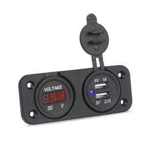 Волтметър с 2 USB порта