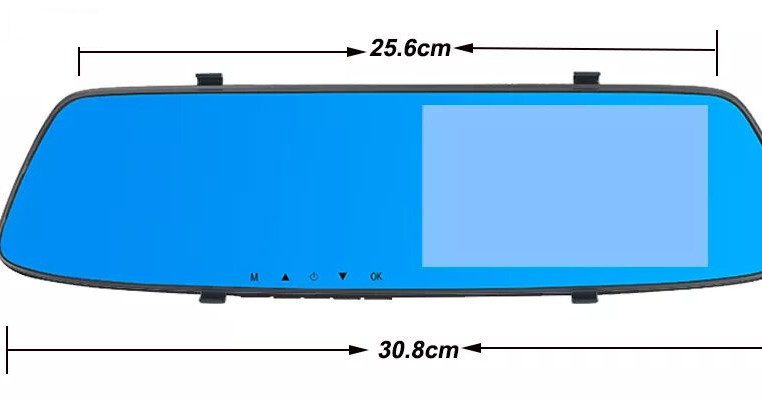 Видеорегистратор огледало+задна камера, FHD, G-Sensor - Image 4